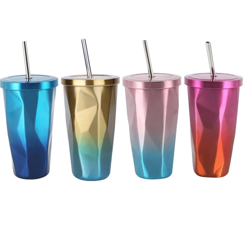 Wholesale 500ml Insulated Tumbler 16OZ Vacuum Coffee Mug Cups With Straw Custom, Customized color
Wholesale 500ml Insulated Tumbler 16OZ Vacuum Coffee Mug Cups With Straw Custom, Customized color