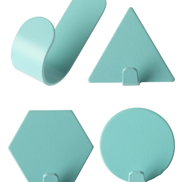 Feng Chuang -- Nordic Style Creative Geometry Hook Set Simple Iron Style Strong Viscose Kitchen Bathroom No Scratch Hook
Feng Chuang -- Nordic Style Creative Geometry Hook Set Simple Iron Style Strong Viscose Kitchen Bathroom No Scratch Hook