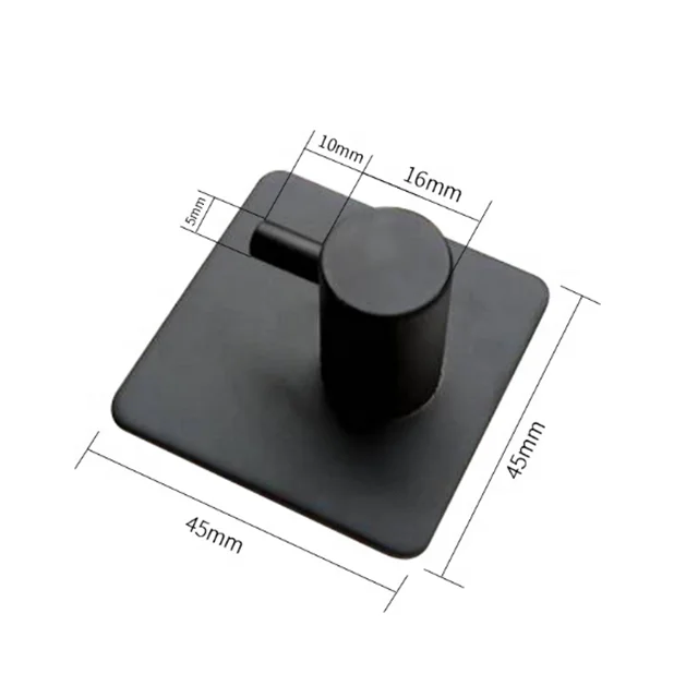 3M Self Adhesive Hooks Set of 4, Strong Sticky Wall Coat Towel Hooks, Key Hook, 304 Stainless Steel Stick Wall Hooks Waterproof, Silver or black
3M Self Adhesive Hooks Set of 4, Strong Sticky Wall Coat Towel Hooks, Key Hook, 304 Stainless Steel Stick Wall Hooks Waterproof, Silver or black