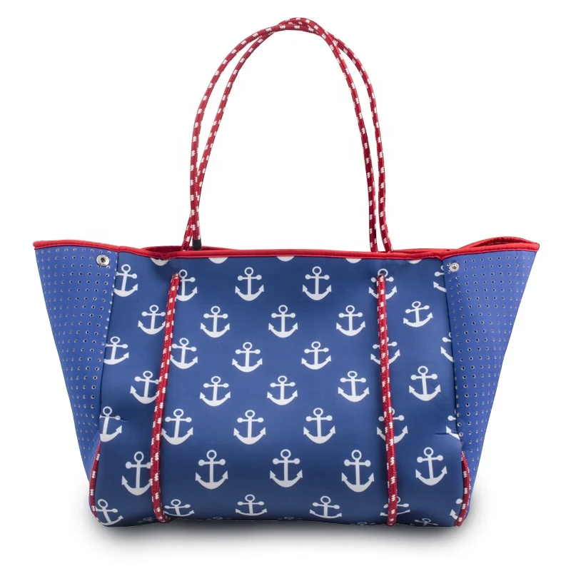 Promotion Fashion Printed Embroidered Large Neoprene Beach Tote Bag Neoprene Gym Bag Personalized Oversized Handbags for Travel, Customizable neoprene tote bag
Promotion Fashion Printed Embroidered Large Neoprene Beach Tote Bag Neoprene Gym Bag Personalized Oversized Handbags for Travel, Customizable neoprene tote bag