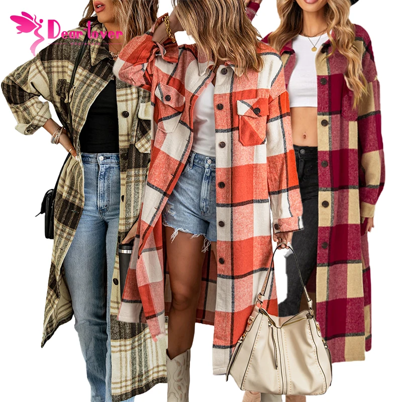 2021 Fashion Winter Outwear Women Clothing Pocketed Grid Pattern Overcoat Knit Cardigan Long Trench Coat
2021 Fashion Winter Outwear Women Clothing Pocketed Grid Pattern Overcoat Knit Cardigan Long Trench Coat