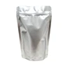 Snack Nuts Packaging Custom White Paper LDPE Stand Up Pouch Bag