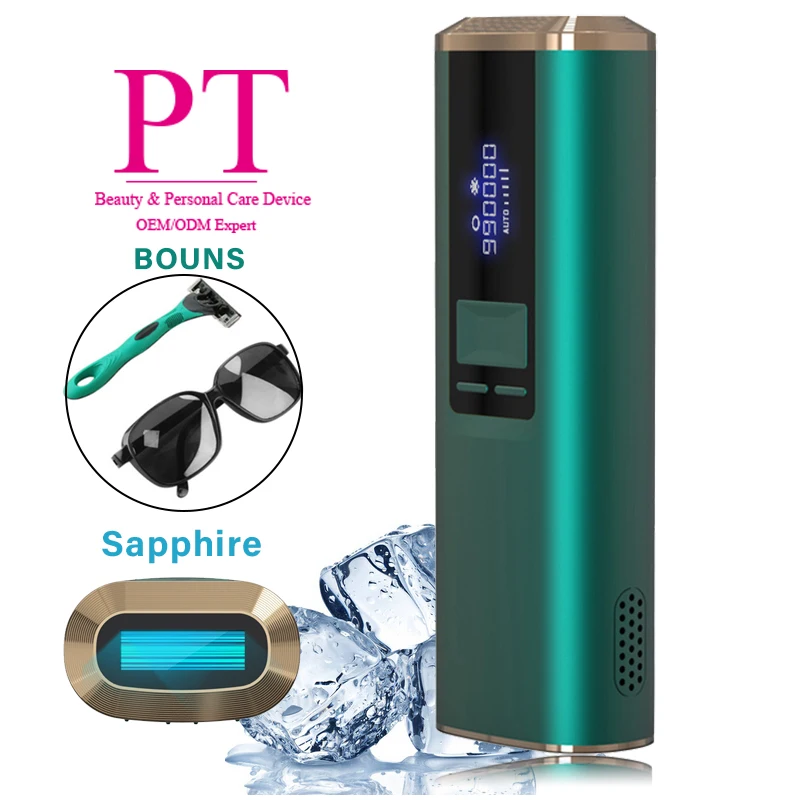 Portable Oem High Quality Smart Hair Removal Laser 999999 Sapphire Ice Cooling Laser IPL Hair Remover
Portable Oem High Quality Smart Hair Removal Laser 999999 Sapphire Ice Cooling Laser IPL Hair Remover