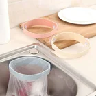 Garbage bag hanger two suction cups sink garbage bag rack foldable sink garbage bag hanger