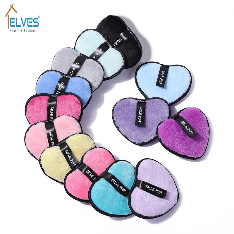 Heart Shaped Makeup Remover Puff Reusable Face Washing Cotton Cloth Pads Cleansing Towel, White,pink,coffee,purple,gray etc
Heart Shaped Makeup Remover Puff Reusable Face Washing Cotton Cloth Pads Cleansing Towel, White,pink,coffee,purple,gray etc