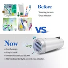Family Wall Toothbrush Sterilizer Family Toothbrush Holder Wall Mount Toothbrush Sterilizer Holder