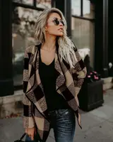 CA0907PC elegant fall womens clothing 2019 new arrivals plaid woman coat ladies woolen jacket
CA0907PC elegant fall womens clothing 2019 new arrivals plaid woman coat ladies woolen jacket