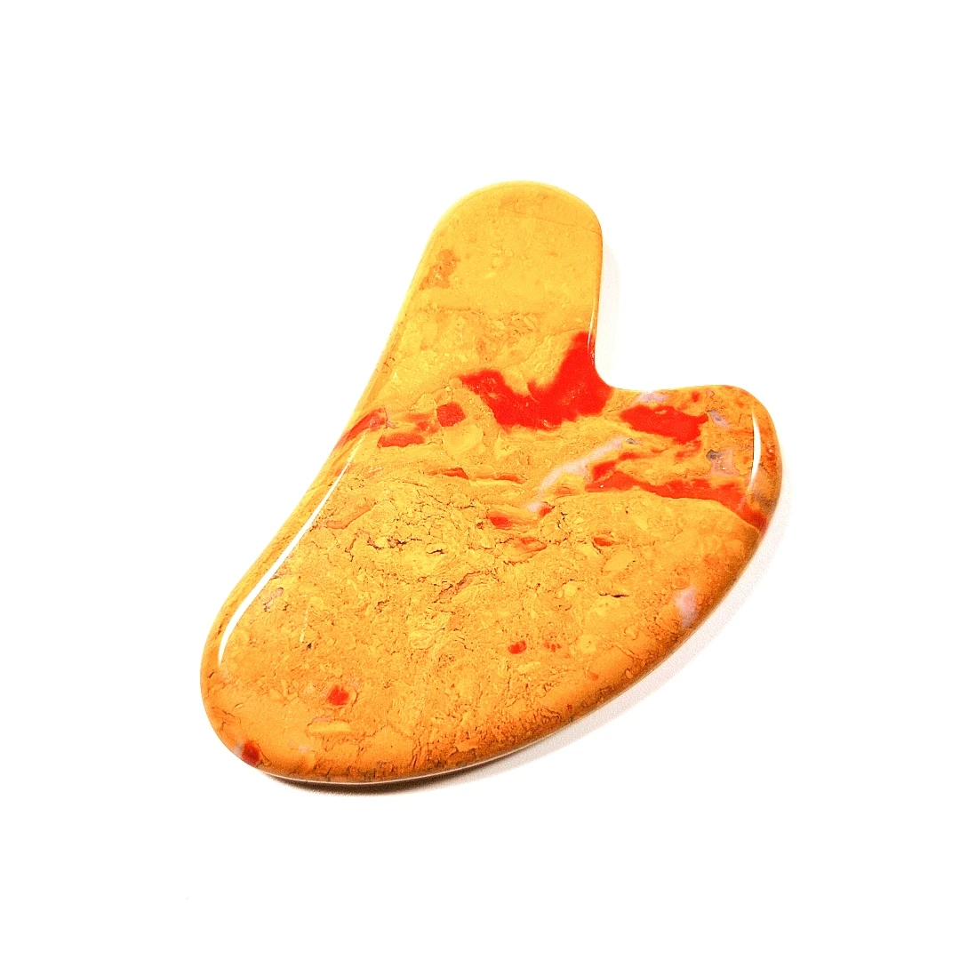 in stock! good quality well designed custom logo mookaite jasper heart gua sha face massage tool
in stock! good quality well designed custom logo mookaite jasper heart gua sha face massage tool