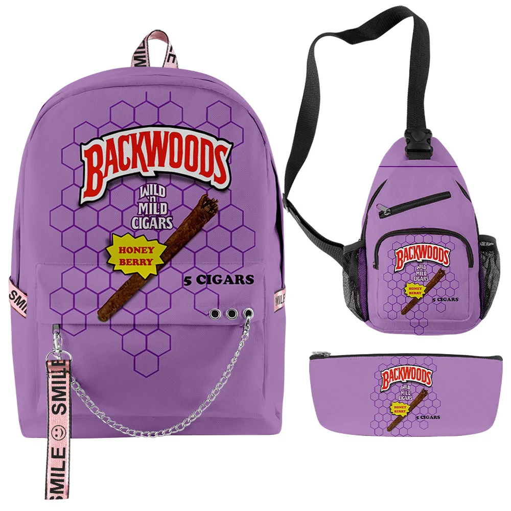 Hot sale 3 pcs 3D print Multicolor Cigar Graphic Backwoods Backpack Pencil Bag Chest Bag Set, Customized color
Hot sale 3 pcs 3D print Multicolor Cigar Graphic Backwoods Backpack Pencil Bag Chest Bag Set, Customized color
