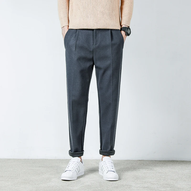 2021 new trend slim fit pants Korean style straight trouser casual formal pants for men, 3 colors
2021 new trend slim fit pants Korean style straight trouser casual formal pants for men, 3 colors