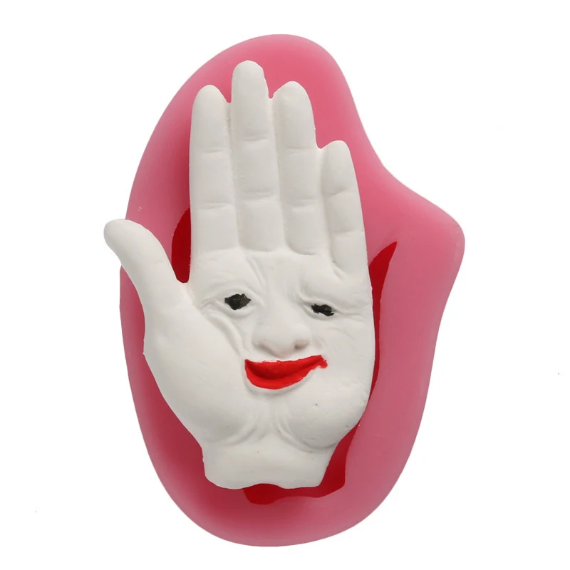 Halloween series silicone hand mold smiley face cake chocolate decoration tools, Pink
Halloween series silicone hand mold smiley face cake chocolate decoration tools, Pink