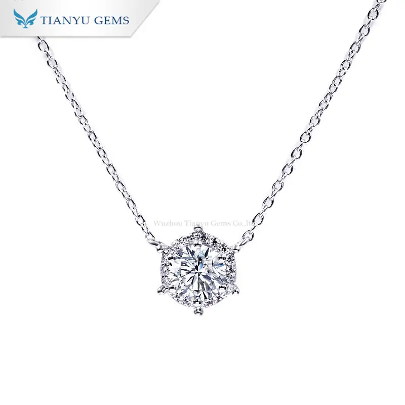Tianyu fine jewelry stock 925 sterling silver 18k white gold plated pendant moissanite necklace
Tianyu fine jewelry stock 925 sterling silver 18k white gold plated pendant moissanite necklace