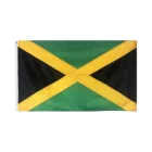 best selling double stitched custom Jamaica flag banners