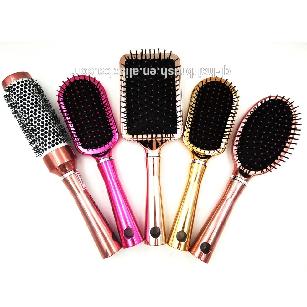 Rose Gold Hair Brush Set Luxury Professional Hairbrush Gift Set