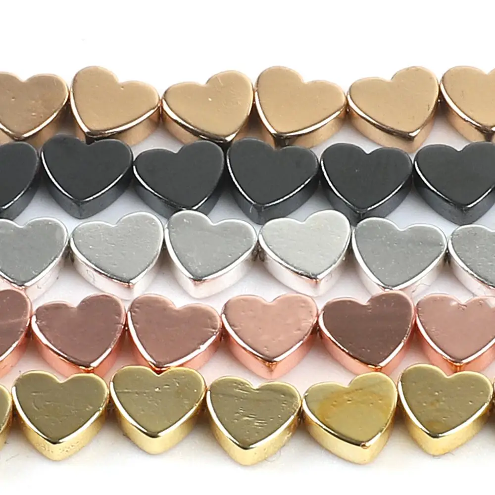 Black Hematite Beads Heart Nomagnetic Beads Gold Sliver Plated 5*6mm Beads for Bracelet Jewelry DIY Making
Black Hematite Beads Heart Nomagnetic Beads Gold Sliver Plated 5*6mm Beads for Bracelet Jewelry DIY Making