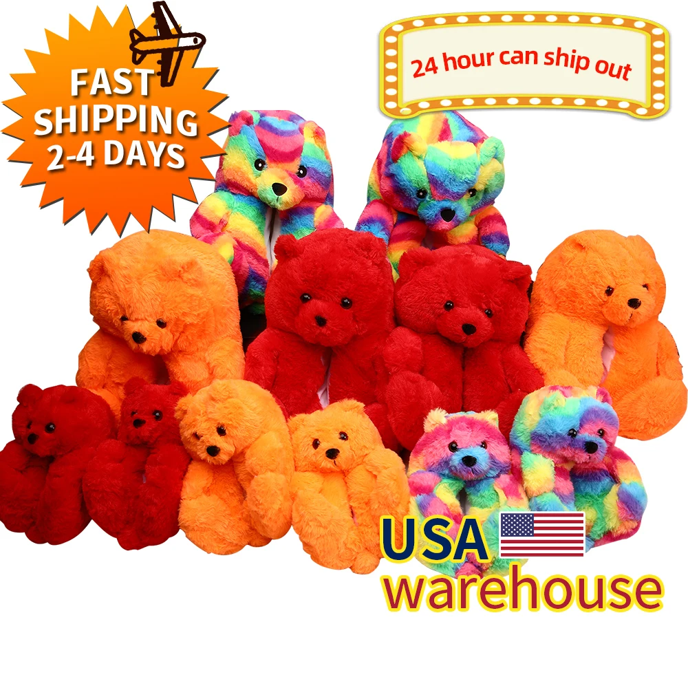 US WAREHOUSE teddy bear fur indoor slippers adult 2021 new big kids teddy bear slippers mommy and me teddy bear slippers
US WAREHOUSE teddy bear fur indoor slippers adult 2021 new big kids teddy bear slippers mommy and me teddy bear slippers