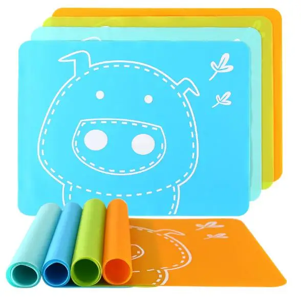 40x30cm Easy Clean Dinner Table Mat Anti Slip Portable Decorative Waterproof Foldable Baby Silicone Placemat, Colors
40x30cm Easy Clean Dinner Table Mat Anti Slip Portable Decorative Waterproof Foldable Baby Silicone Placemat, Colors
