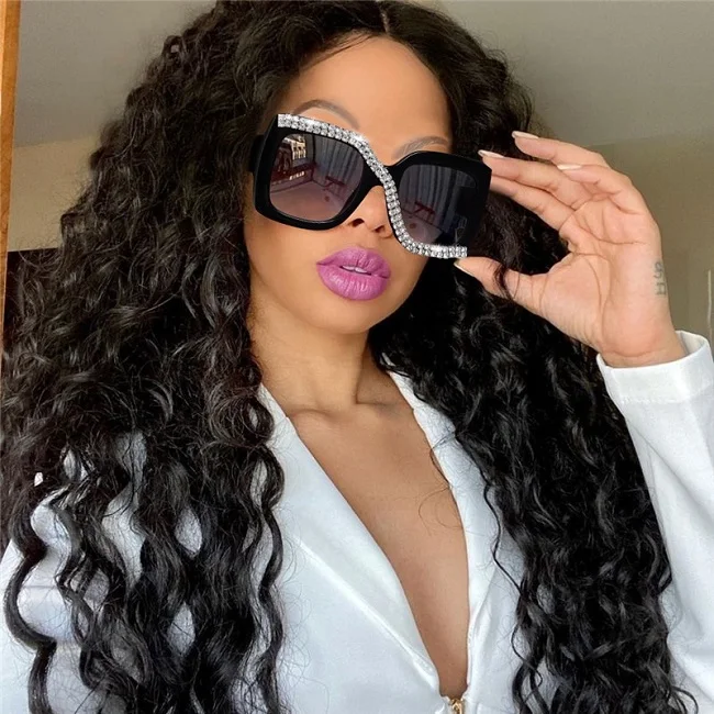 Rhinestone Sunglasses For Women 2021 Luxury Vintage Oversized Sunglasses Diamond Glasses Shades gafas de sol, Custom colors
Rhinestone Sunglasses For Women 2021 Luxury Vintage Oversized Sunglasses Diamond Glasses Shades gafas de sol, Custom colors