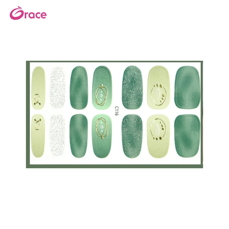 C New Style Private Label custom nail polish strips real stickers full cover 3D gel nail sticker, Colorful
C New Style Private Label custom nail polish strips real stickers full cover 3D gel nail sticker, Colorful