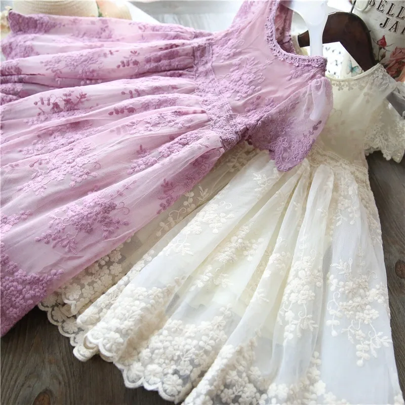 Elegant Flower Girls Dress Wedding Party Princess Dress Casual Kids Clothes Lace Long Sleeves Dress Children's Vestidos For 3-8T
Elegant Flower Girls Dress Wedding Party Princess Dress Casual Kids Clothes Lace Long Sleeves Dress Children's Vestidos For 3-8T