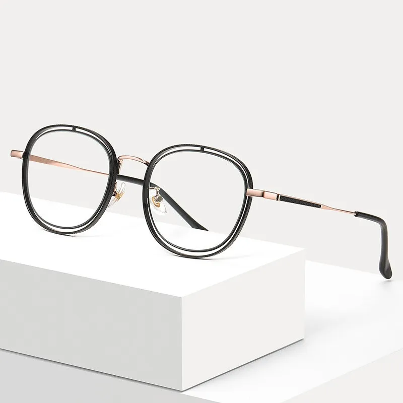 2023 New design metal Hollow anti blue light glasses frame women round optical frames eye glasses for men
2023 New design metal Hollow anti blue light glasses frame women round optical frames eye glasses for men