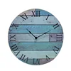 The Ocean Style Wooden Wall Art Clock Simple Design Wall Hanging Clock