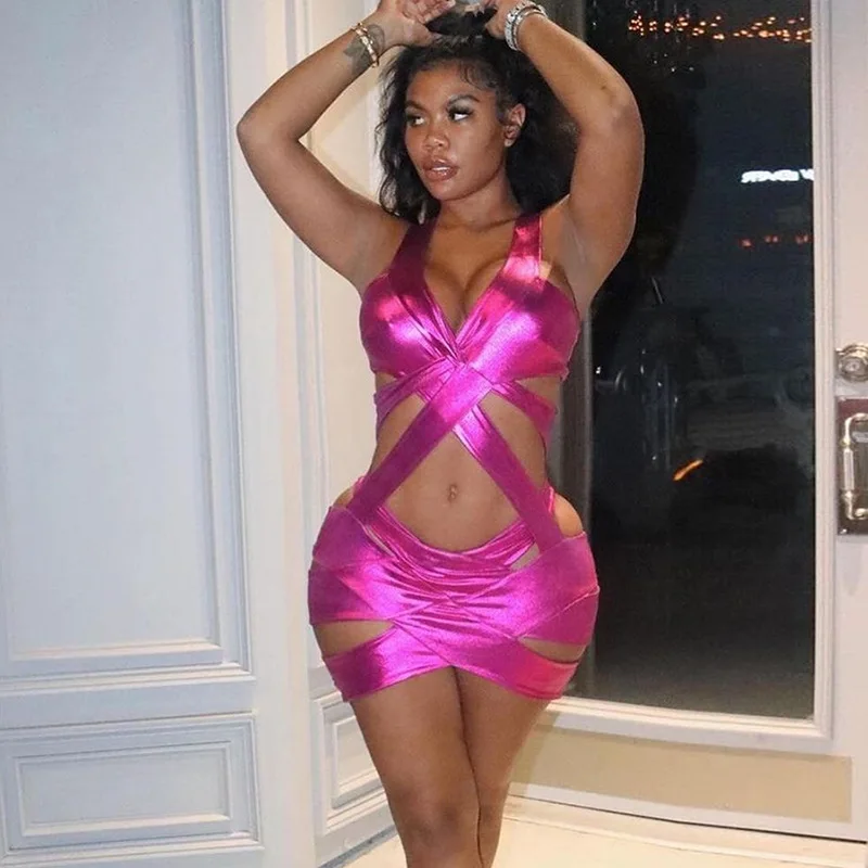 2021 Wholesale new arrivals summer club dresses stylish sexy B neck cut out hollow pink bodycon mini dress, Photos show
2021 Wholesale new arrivals summer club dresses stylish sexy B neck cut out hollow pink bodycon mini dress, Photos show