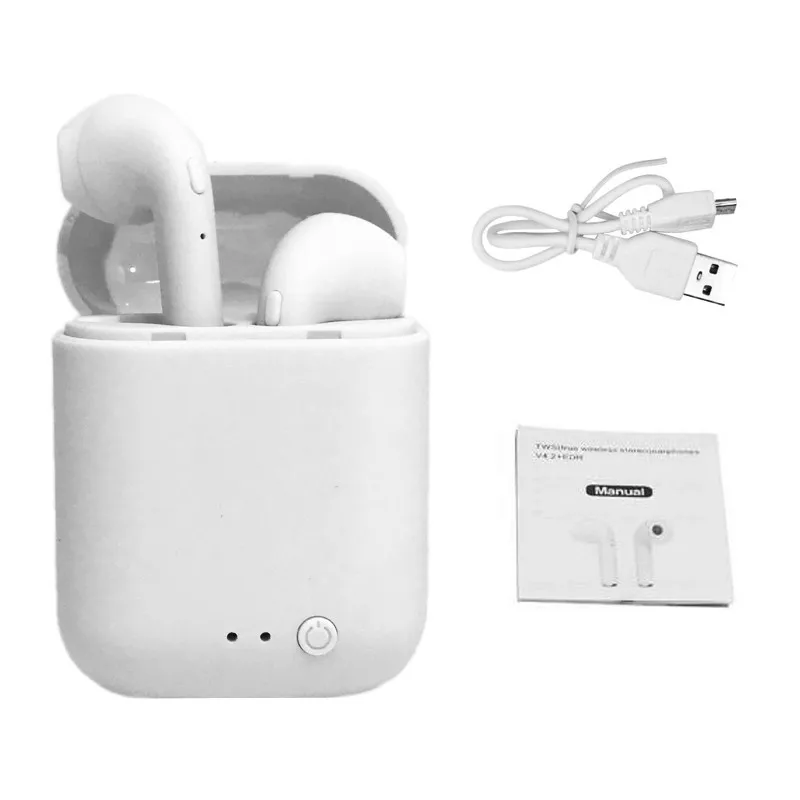 

Waterproof True TWS Wireless Earbuds with Charging Case Type C Charge Two Earphone Hands Free Touch Control i12 i7 i9 i11