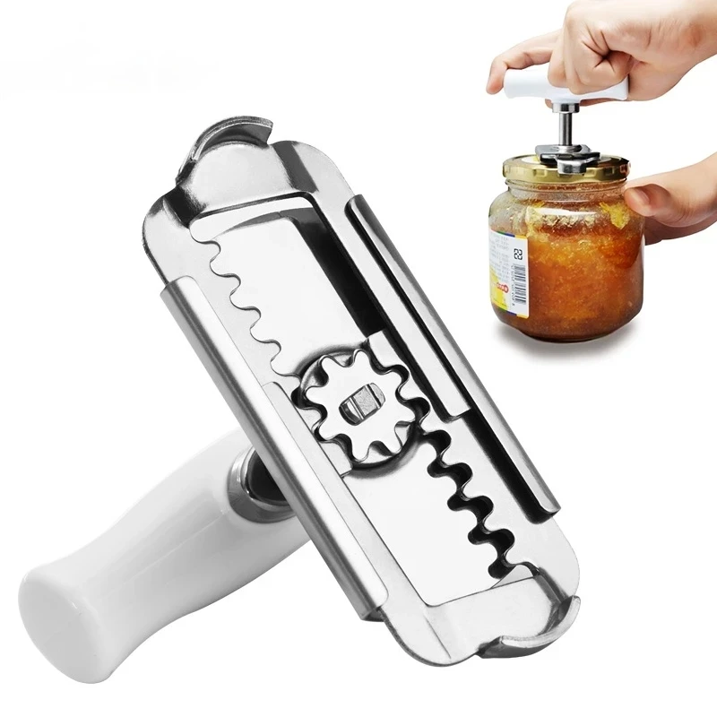 Manual Stainless Steel Easy Can Jar Opener Adjustable 1-4 Inches Bottle Opener Lid Opener Tool Kitchen Gadgets
Manual Stainless Steel Easy Can Jar Opener Adjustable 1-4 Inches Bottle Opener Lid Opener Tool Kitchen Gadgets
