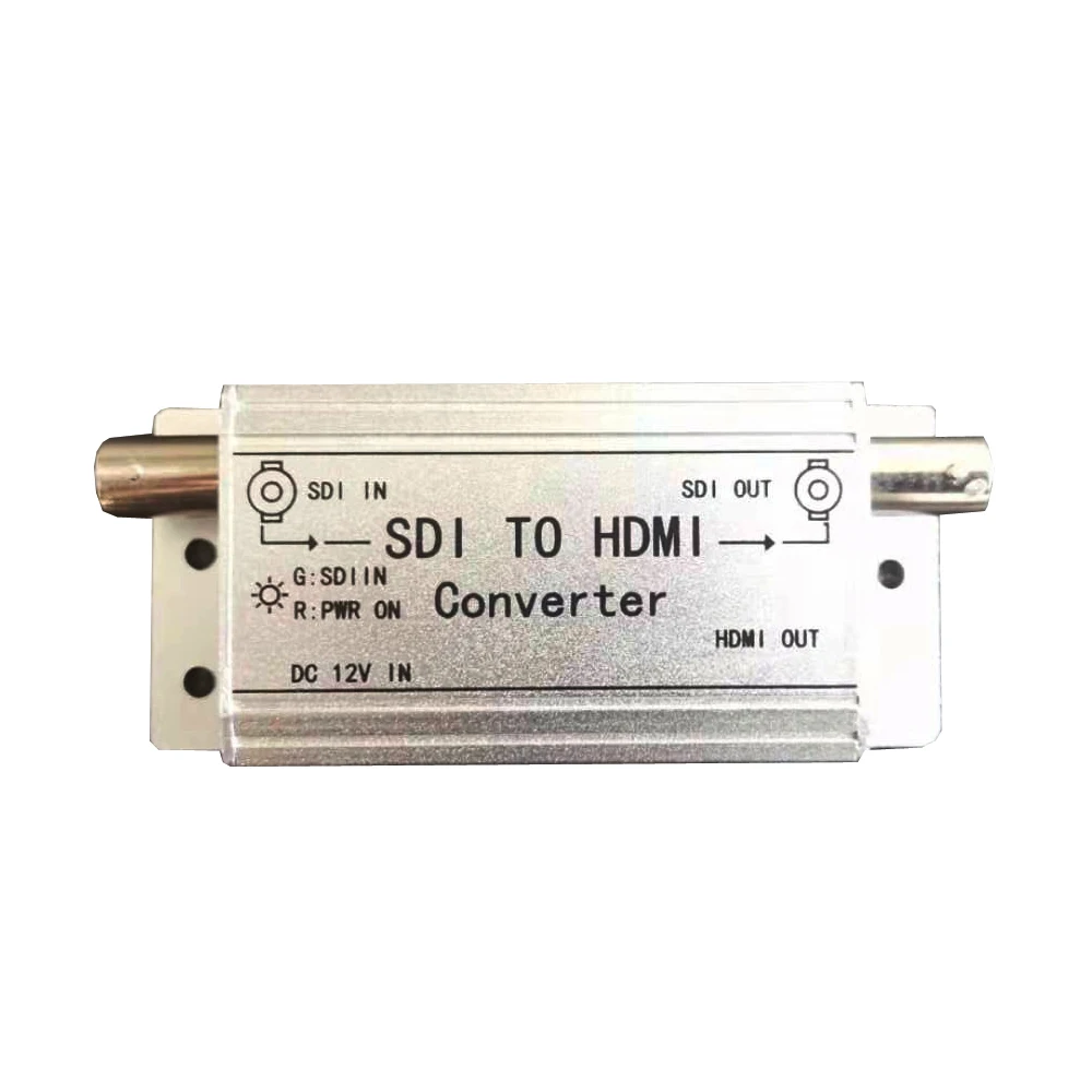 SDI TO HD MI Converter support 1280x720 50/60fps,1920x1080 24/25/30/50/60fps,used for HD-SDI EX-SDI Camera
SDI TO HD MI Converter support 1280x720 50/60fps,1920x1080 24/25/30/50/60fps,used for HD-SDI EX-SDI Camera