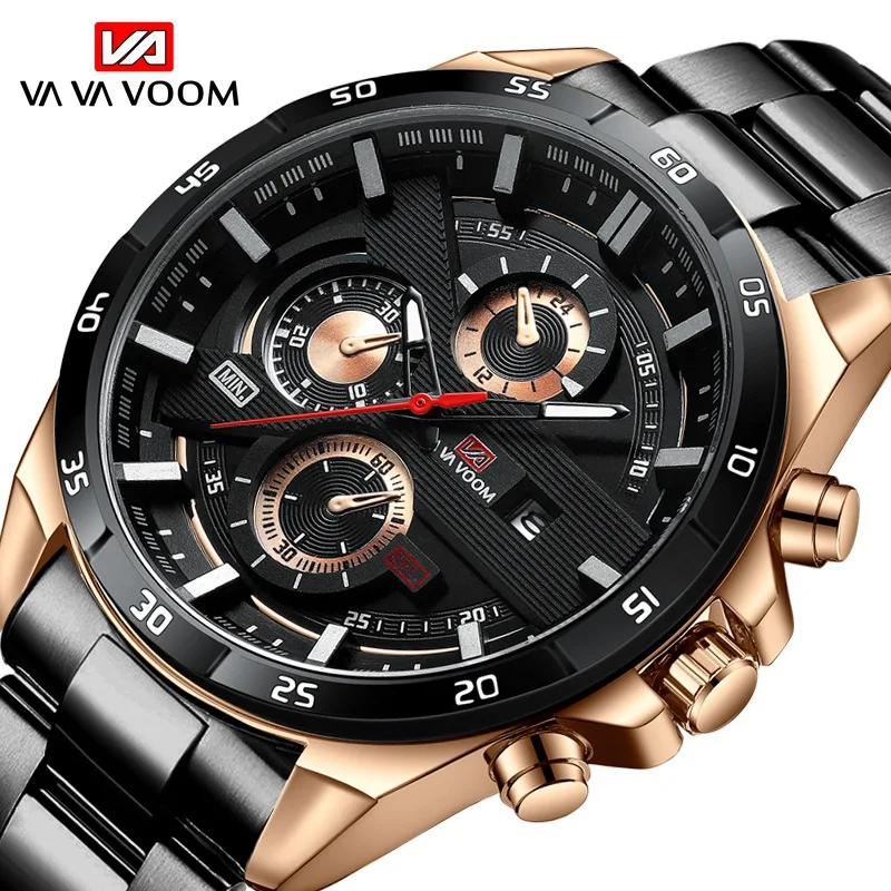 New Watches Mens Sport Stainless Steel Band Waterproof Casual Military Army Outdoor Run Hiking Leather Men Wrist Watches
New Watches Mens Sport Stainless Steel Band Waterproof Casual Military Army Outdoor Run Hiking Leather Men Wrist Watches
