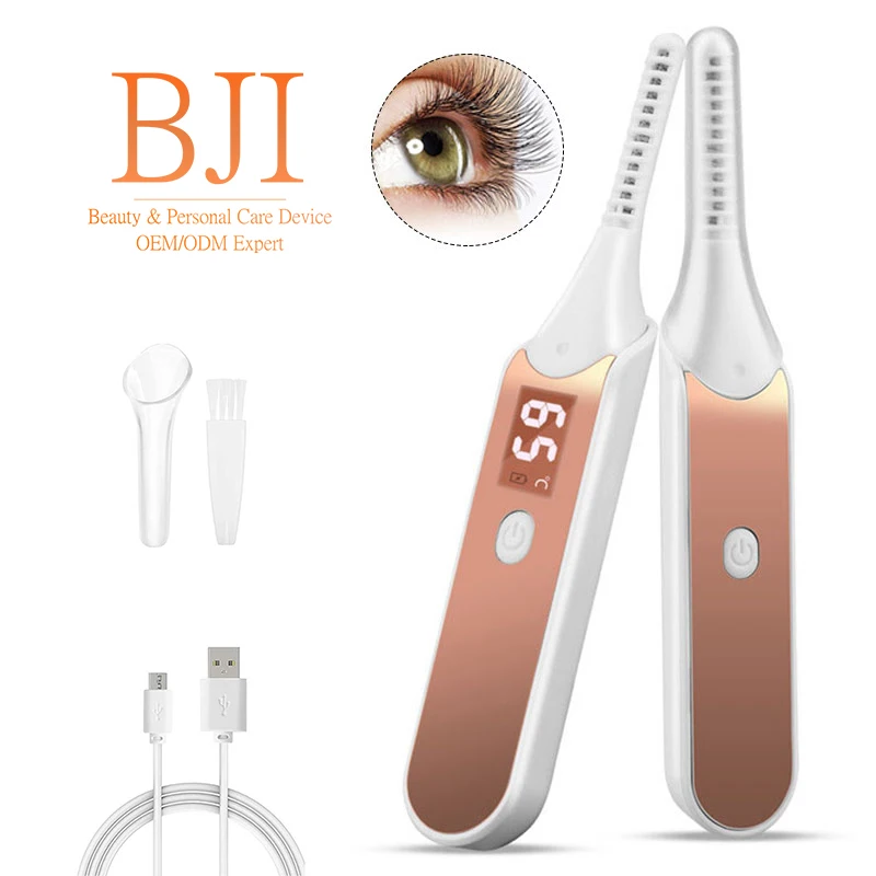 New Private Label Small Portable Unique Rechargeable Electronic Rose Pink Eyelash Curler with Comb
New Private Label Small Portable Unique Rechargeable Electronic Rose Pink Eyelash Curler with Comb