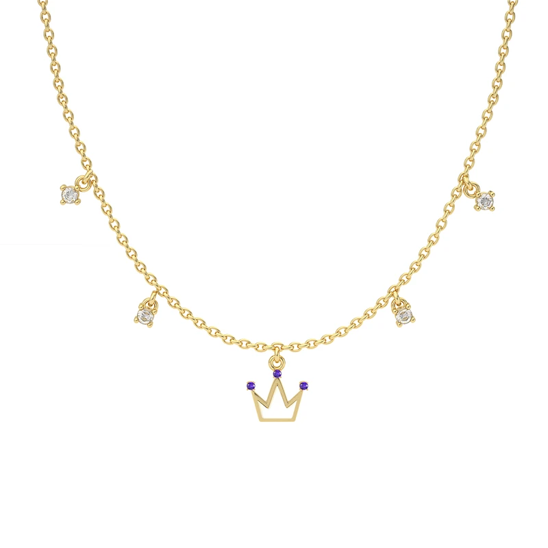 ROXI 18k Gold Plated Sterling Silver 925 Light Luxury Cubic Zirconia Crown Pendant Necklace
ROXI 18k Gold Plated Sterling Silver 925 Light Luxury Cubic Zirconia Crown Pendant Necklace