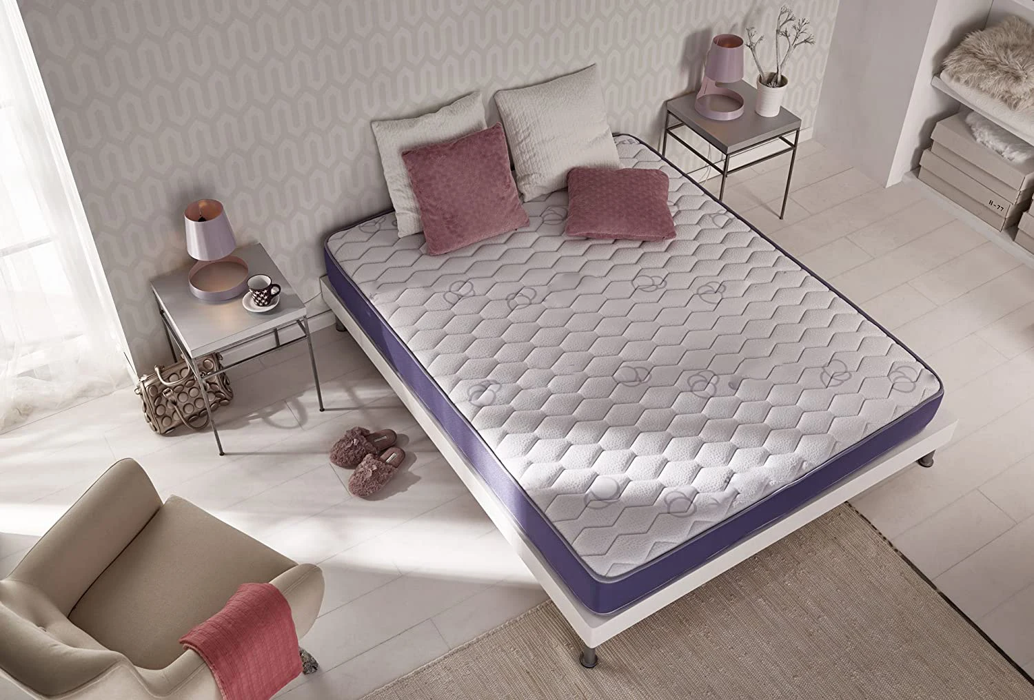 GEL-SOFT | Thermo-Regulating Air Fresh Memory Foam Mattress | 90x190 cm EQ