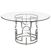 /product-detail/event-party-circle-glass-top-chrome-base-dining-table-62237940307.html