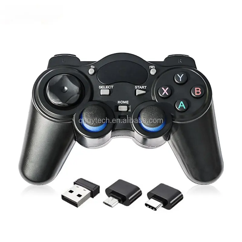 2.4G Wireless Game Controller Joystick Gamepad With Micro USB OTG Converter Adapter For Android TV Box For PC PS3
2.4G Wireless Game Controller Joystick Gamepad With Micro USB OTG Converter Adapter For Android TV Box For PC PS3