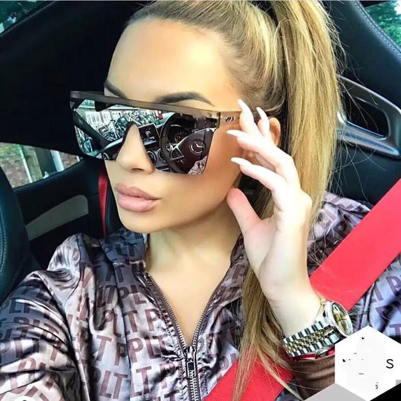 2020 Fashion One Piece Flat Top Oversized Rectangle Eyeglasses Big Square Frame Custom Logo Glasse Retro Women Mirror Sunglasses
2020 Fashion One Piece Flat Top Oversized Rectangle Eyeglasses Big Square Frame Custom Logo Glasse Retro Women Mirror Sunglasses
