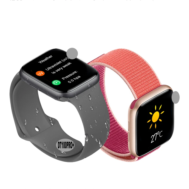 SMART DT100pro+ high quality I WATCH Wireless charging Christmas present gift call ECG long standby smart watch
SMART DT100pro+ high quality I WATCH Wireless charging Christmas present gift call ECG long standby smart watch