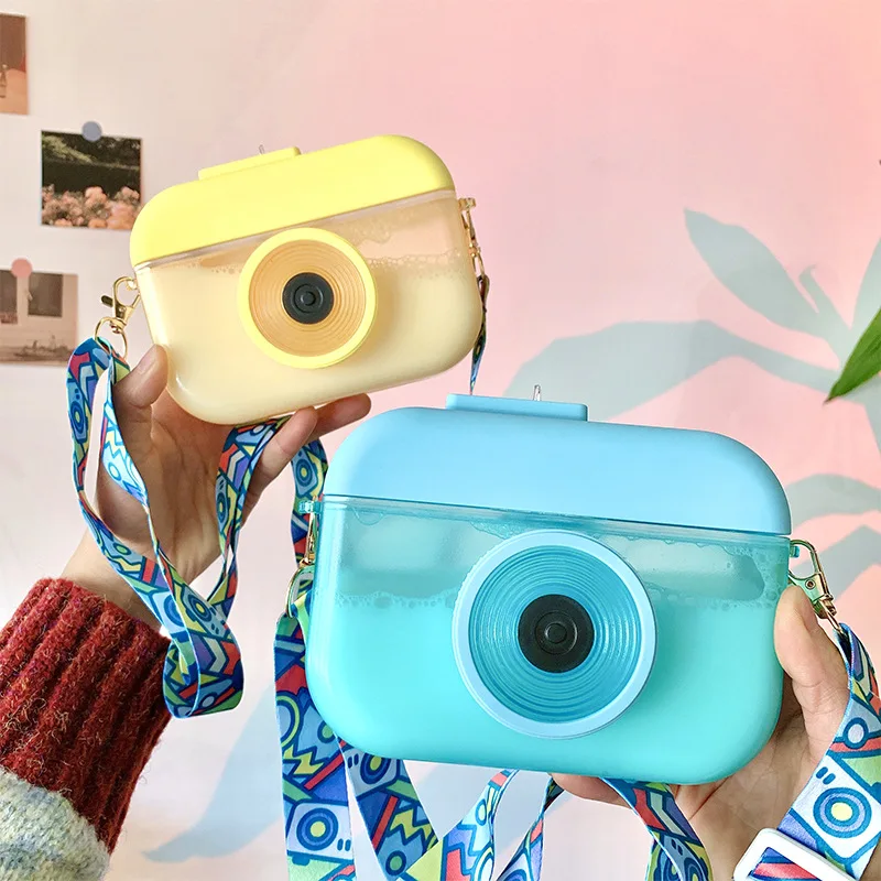 New children kids plastic drinking milk straw cups outdoor travel sports portable camera water bottle with strap, As is or customized
New children kids plastic drinking milk straw cups outdoor travel sports portable camera water bottle with strap, As is or customized