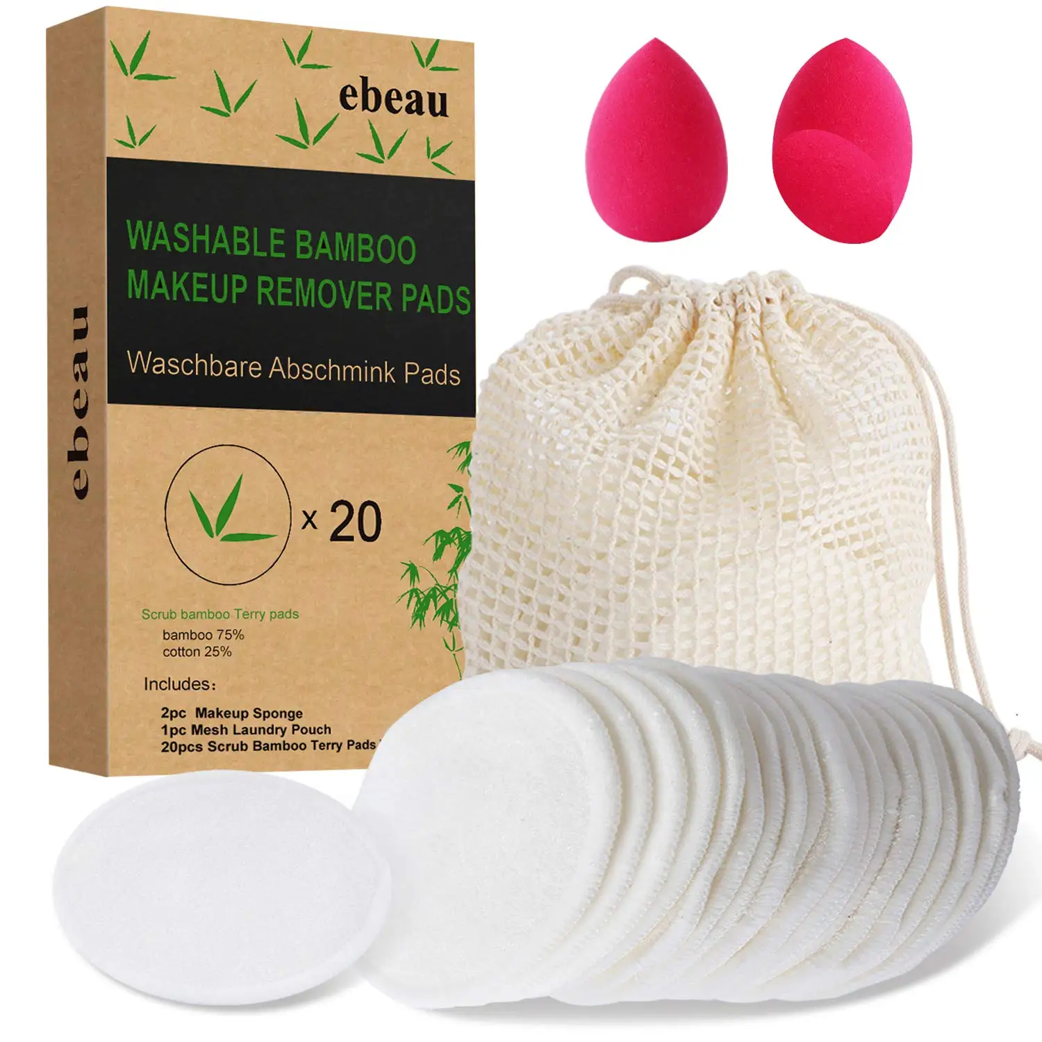 Eco friendly bamboo reusable makeup remover pads, reusable makeup remover cotton pads bamboo, White/customized
Eco friendly bamboo reusable makeup remover pads, reusable makeup remover cotton pads bamboo, White/customized