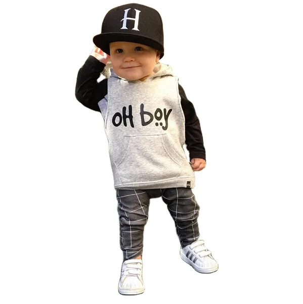 Kids Boy Clothes Children OH Boy Hoodies Tops Casual Plaid Pants Clothing Set Cool Boys Outfits, Photo showed and customized color
Kids Boy Clothes Children OH Boy Hoodies Tops Casual Plaid Pants Clothing Set Cool Boys Outfits, Photo showed and customized color
