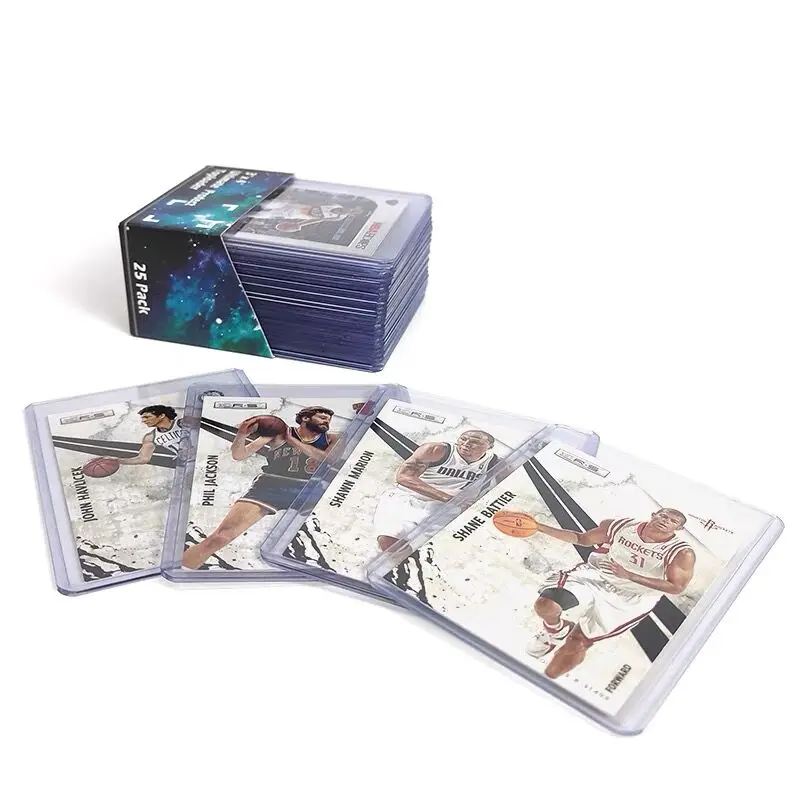 Toploaders Card Sleeves,Top Loaders Compatible With Trading Card,Protective Sleeves Holder Fit For Standard Size Cards
Toploaders Card Sleeves,Top Loaders Compatible With Trading Card,Protective Sleeves Holder Fit For Standard Size Cards