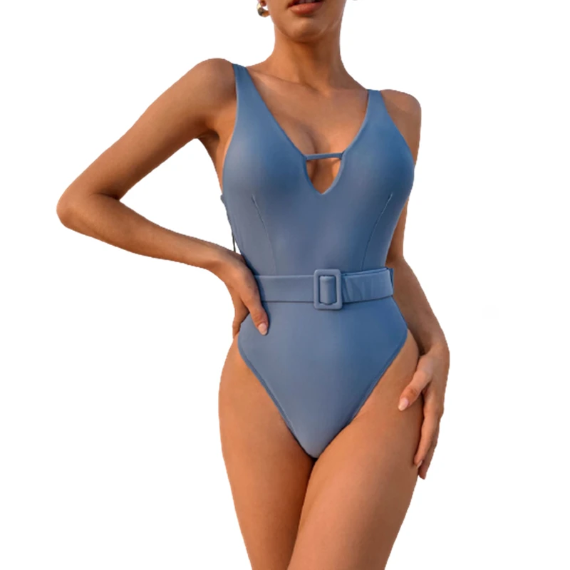 One Piece Swimsuit 2021 Swimwear Beachwear Women Sexy Blue Belt Bathing Suit Women Summer V-neck Thong Swimsuit
One Piece Swimsuit 2021 Swimwear Beachwear Women Sexy Blue Belt Bathing Suit Women Summer V-neck Thong Swimsuit