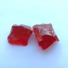 Colorful large glass rocks landscaping glass decoration