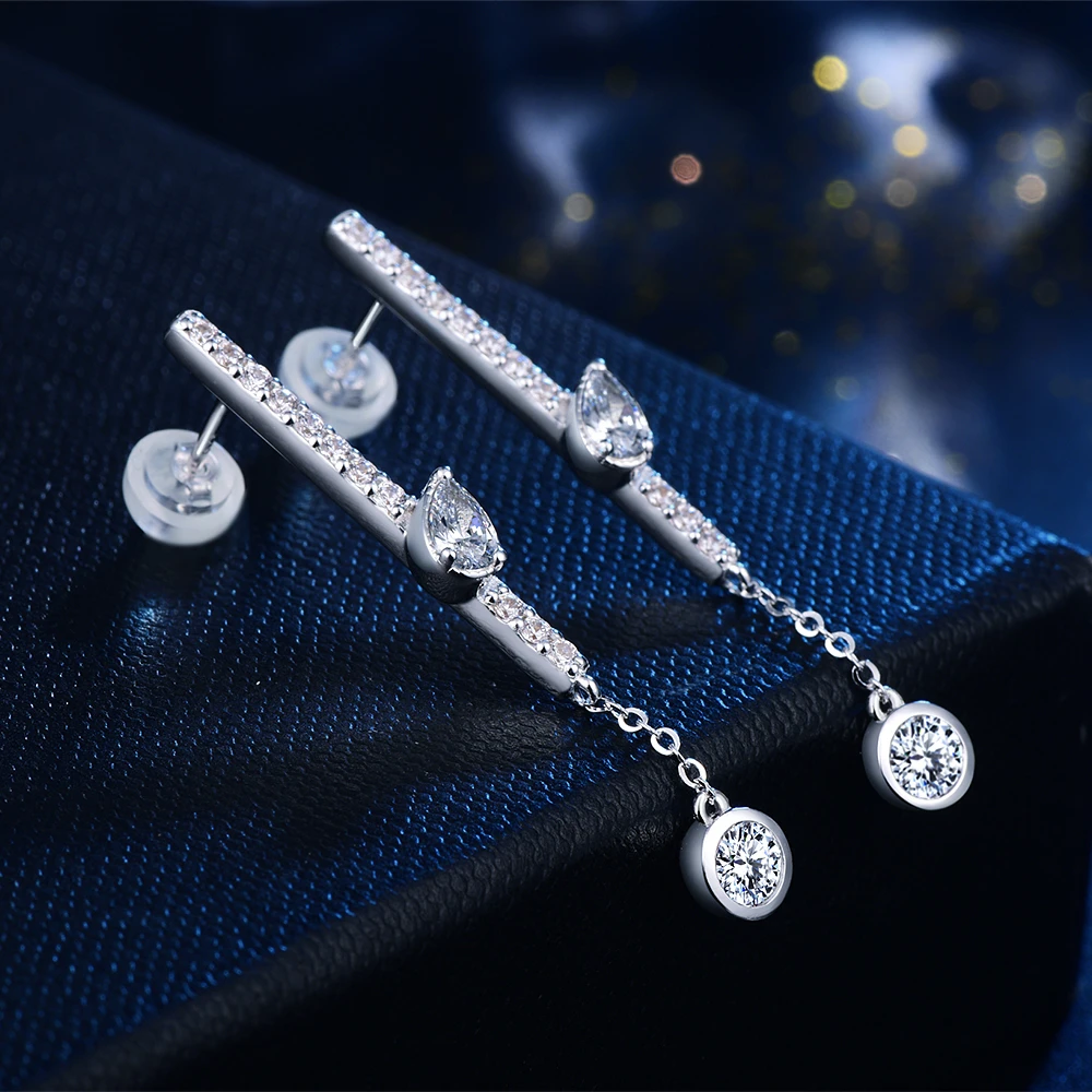 2022 Precious Luxury Minimalist Jewelry Bling Cubic Zirconia Women Korean Fashion Dangle 925 Long Silver Earrings, Silver,gold,rose gold
2022 Precious Luxury Minimalist Jewelry Bling Cubic Zirconia Women Korean Fashion Dangle 925 Long Silver Earrings, Silver,gold,rose gold
