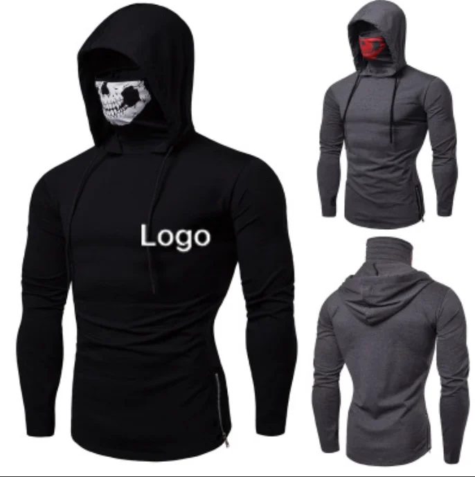 Customized Winter Men's Personalized Mask Sweater Skull Print Oversized Long Sleeve Pullover Hoodies, Avaliable
Customized Winter Men's Personalized Mask Sweater Skull Print Oversized Long Sleeve Pullover Hoodies, Avaliable