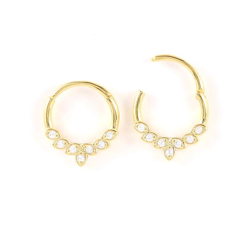 CANNER 18K Gold Women's Zircon Cartilage Earrings Ear Studs Nose Rings Crystal Nose Studs Jewelry
CANNER 18K Gold Women's Zircon Cartilage Earrings Ear Studs Nose Rings Crystal Nose Studs Jewelry