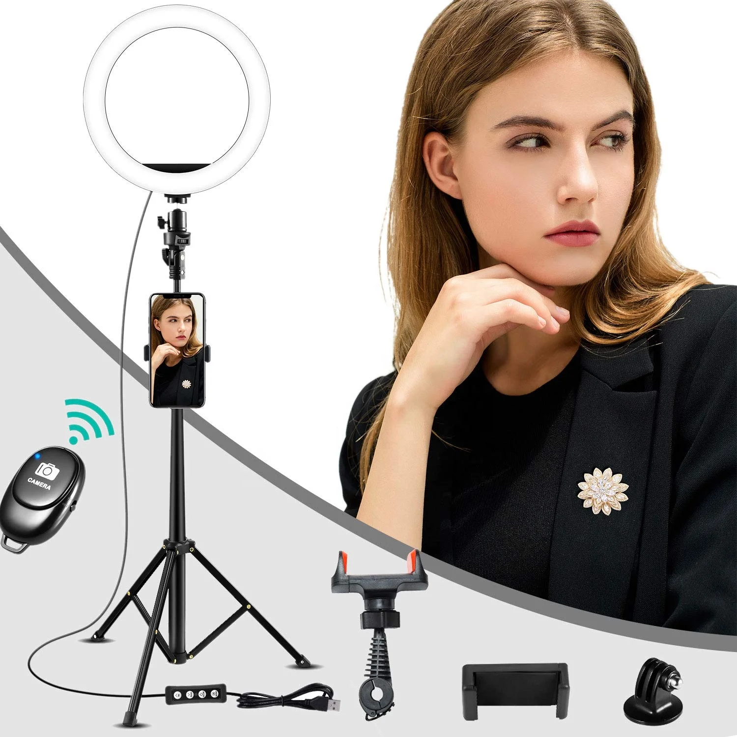18 Inch photography Video Lighting Colorful Photography Led Studio Ring Light With Tripod Stand
18 Inch photography Video Lighting Colorful Photography Led Studio Ring Light With Tripod Stand
