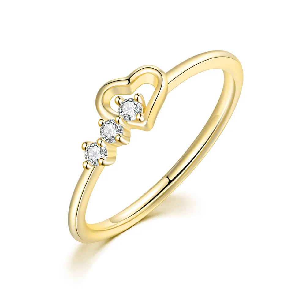 Rings For Women Jewellry Simple Cute Love Heart CZ Rose Gold Color Wedding Bride Gift Fashion Jewelry Wholesale R210
Rings For Women Jewellry Simple Cute Love Heart CZ Rose Gold Color Wedding Bride Gift Fashion Jewelry Wholesale R210