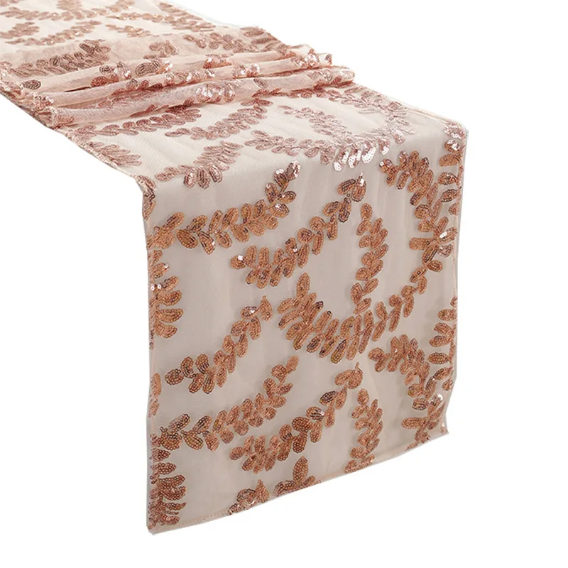 Rose Gold Vine Sequin Table Decoration Table Cover Tablecloth for Party Wedding Engagement
Rose Gold Vine Sequin Table Decoration Table Cover Tablecloth for Party Wedding Engagement